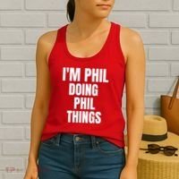 IM Phil Doing Phil Things Women's Tank Top thumb 2
