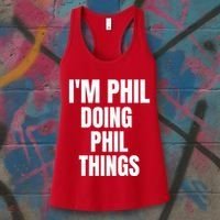 IM Phil Doing Phil Things Women's Tank Top thumb 3