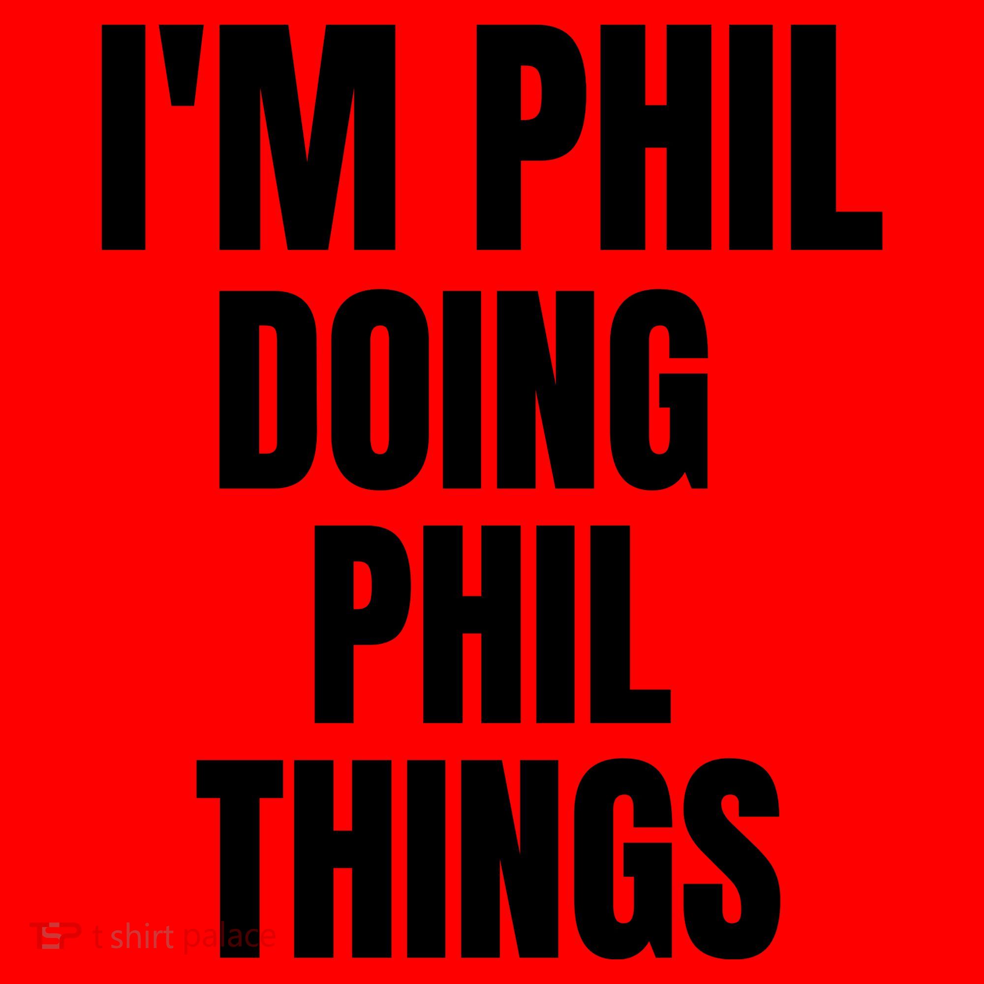 IM Phil Doing Phil Things Santa Hat