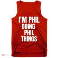 IM Phil Doing Phil Things Tank Top thumb 0
