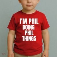 IM Phil Doing Phil Things Toddler T-Shirt thumb 2
