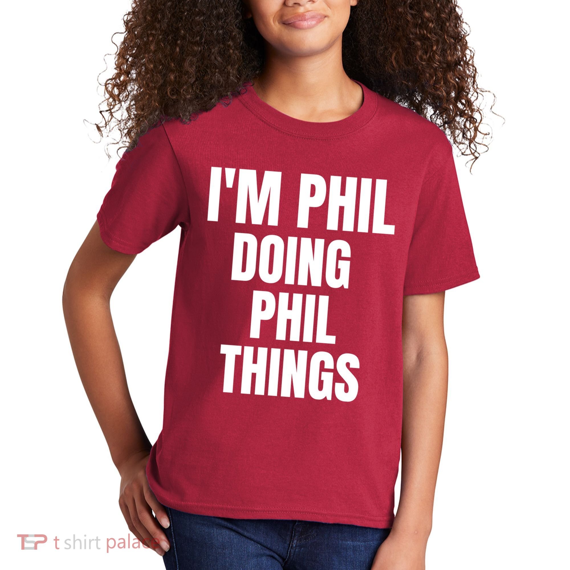 IM Phil Doing Phil Things Kids T-Shirt