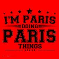 Im Paris Doing Paris Things Santa Hat thumb 1