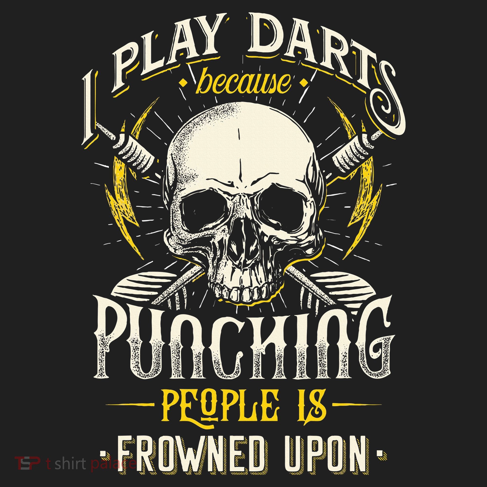 I Play Darts Because Punching People Is Frowned Upon Golf Towel