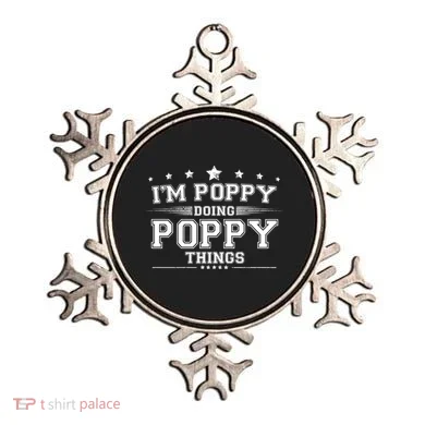 Im Poppy Doing Poppy Things Ornament