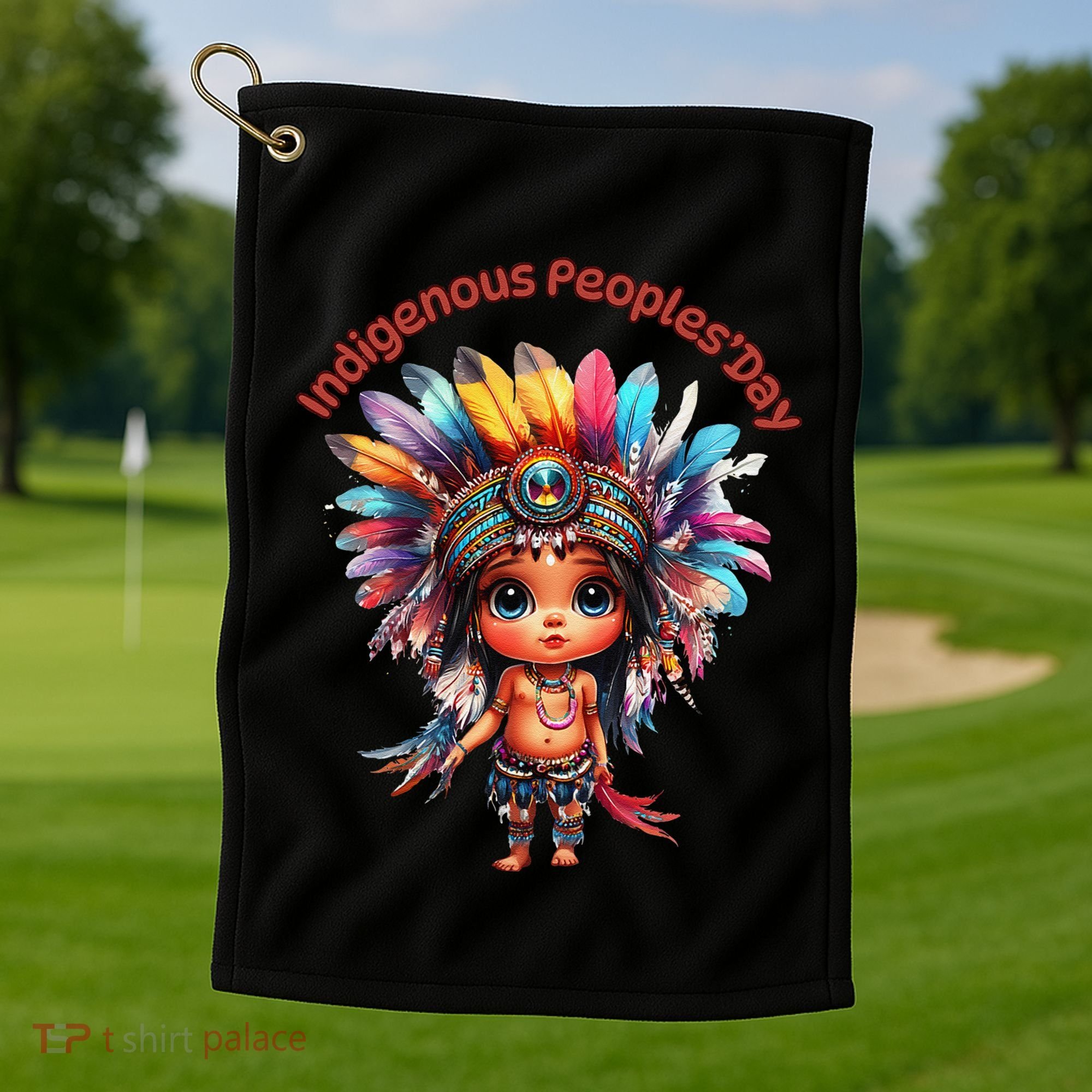 Indigenous PeopleS Day Celebration Golf Towel