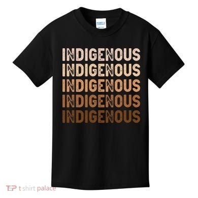 Indigenous Peoples Day Native American Heritage Pride Kids T-Shirt