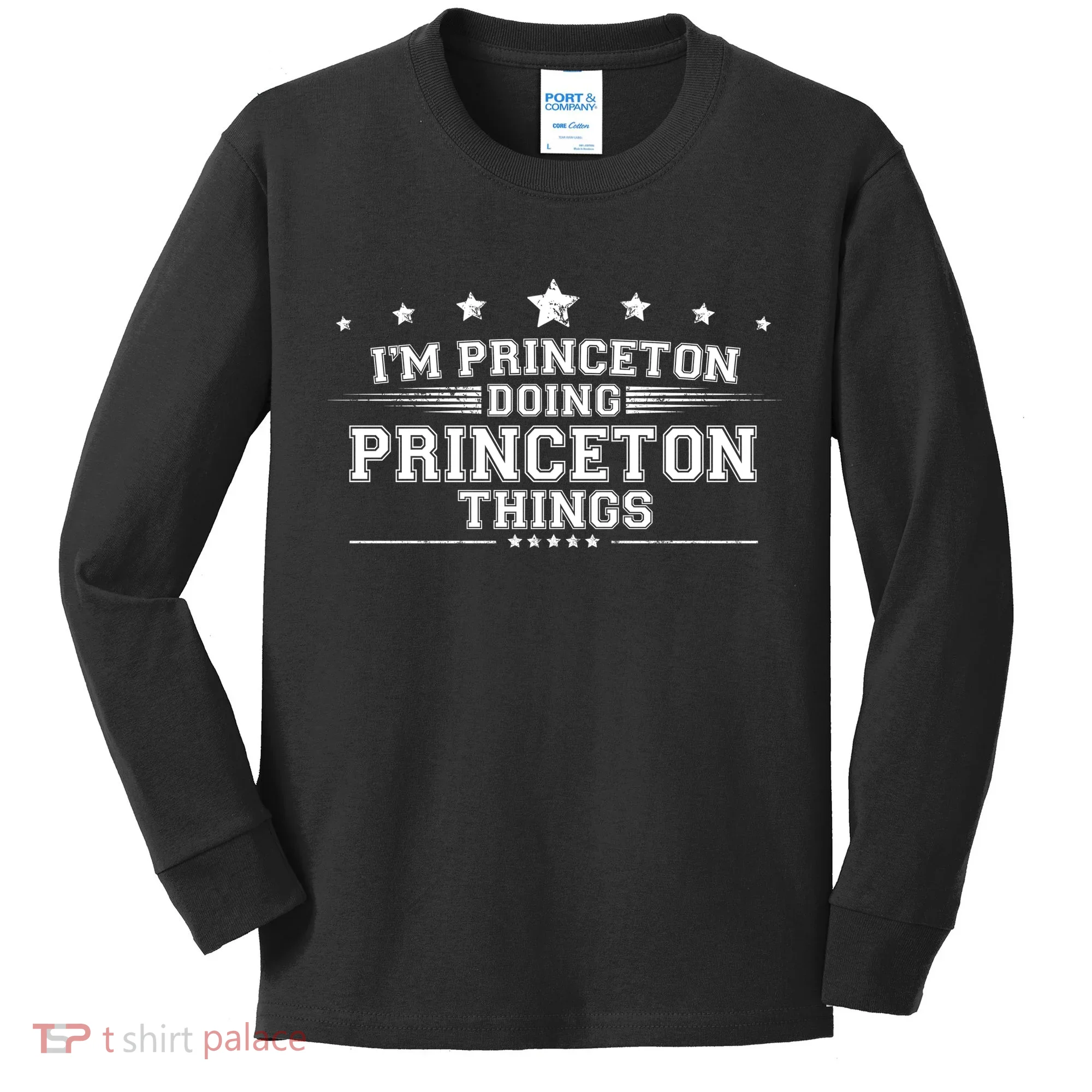 Im Princeton Doing Princeton Things Kids Long Sleeve Shirt