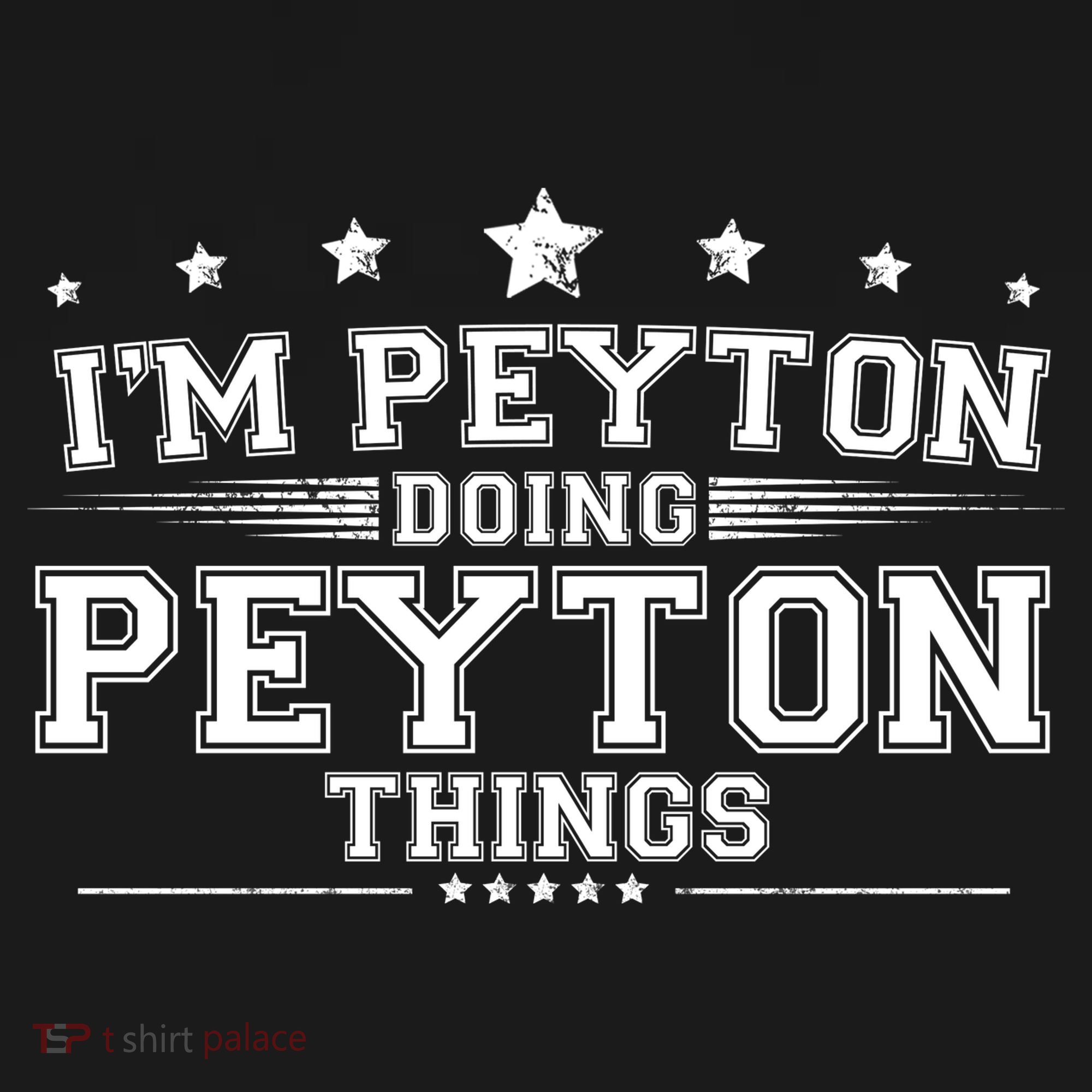 Im Peyton Doing Peyton Things Kids Sweatshirt