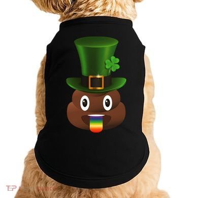 Leprechaun Poop Emoji Doggie Tank