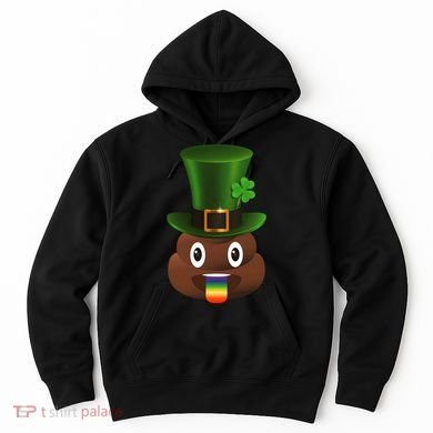 Leprechaun Poop Emoji Hoodie