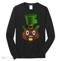 Leprechaun Poop Emoji Long Sleeve Shirt thumb 0