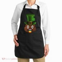 Leprechaun Poop Emoji Apron thumb 2