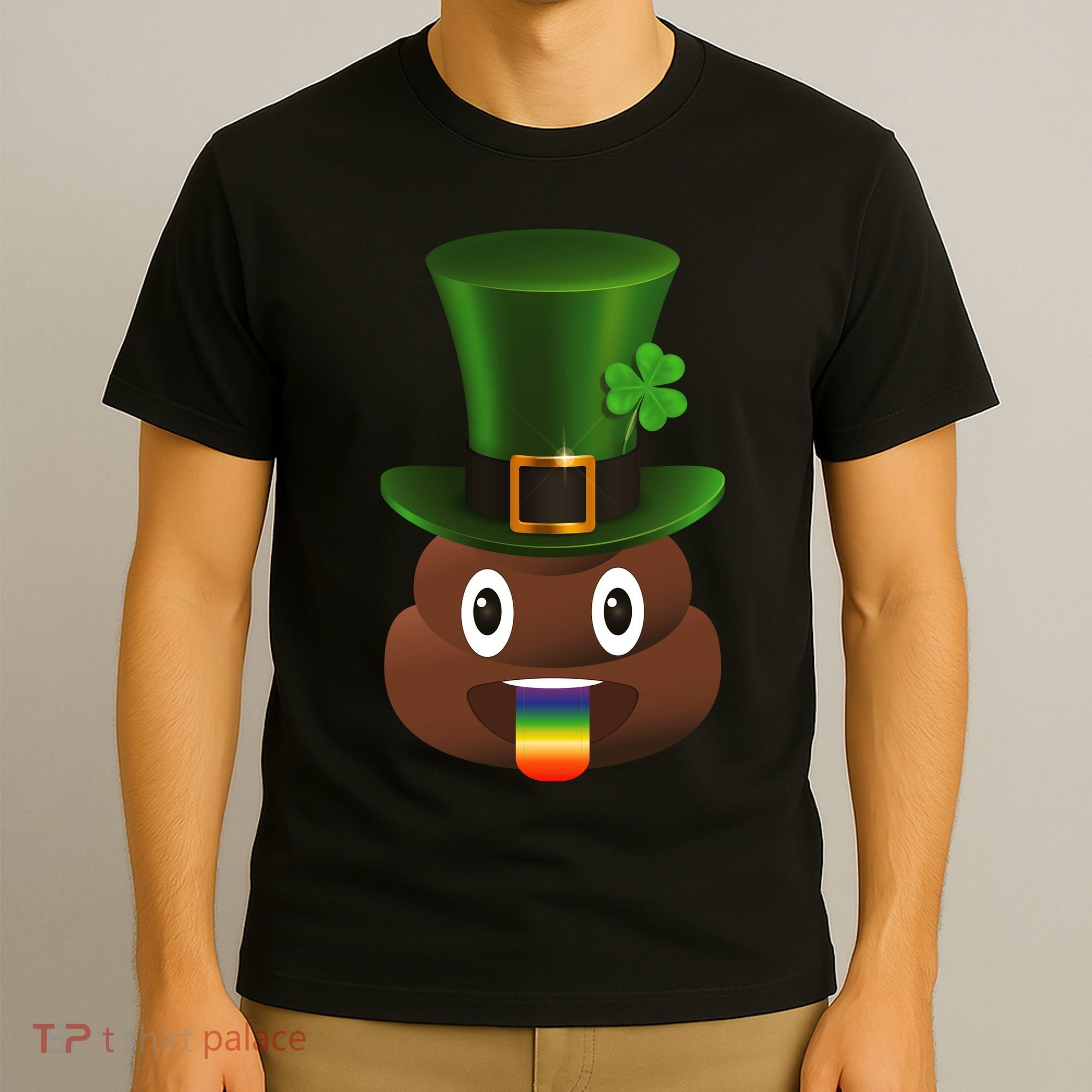 Leprechaun Poop Emoji T-Shirt