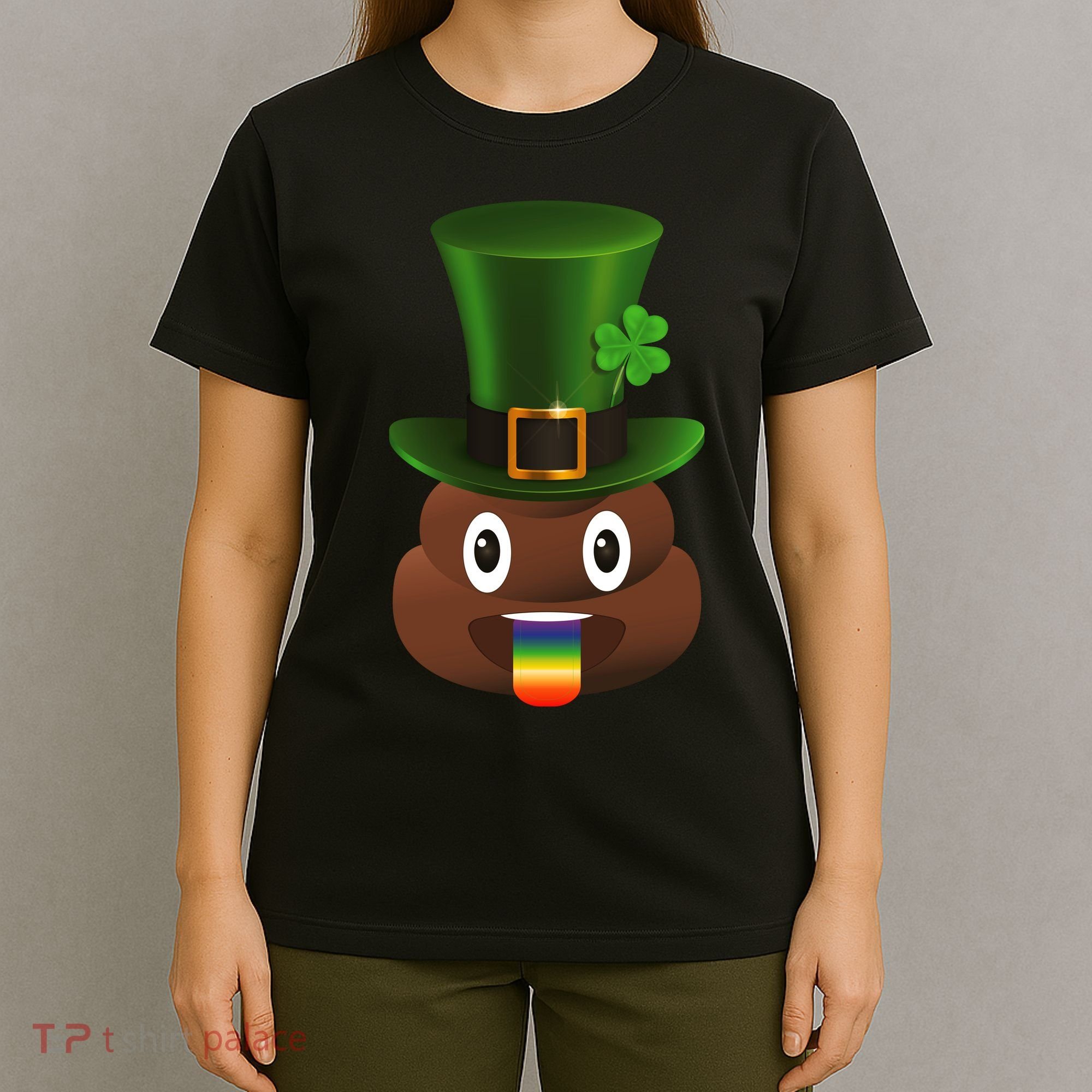 Leprechaun Poop Emoji T-Shirt