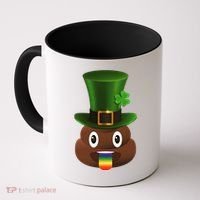 Leprechaun Poop Emoji Coffee Mug thumb 0