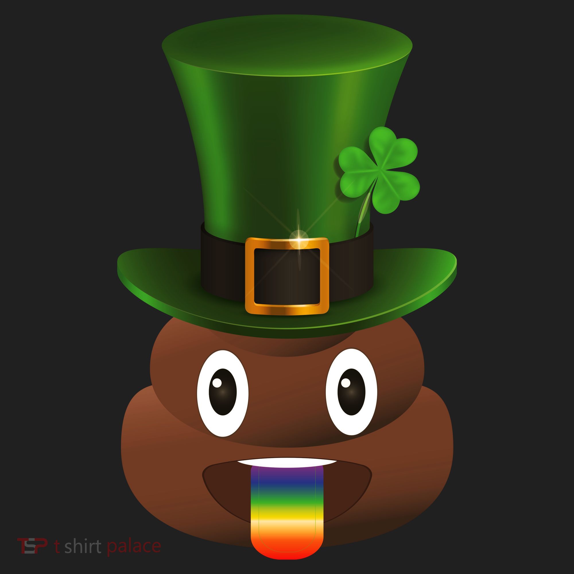 Leprechaun Poop Emoji Beanie