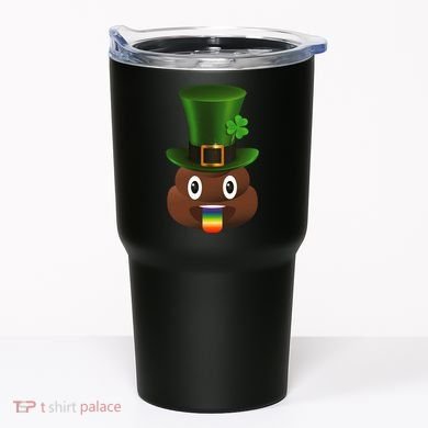 Leprechaun Poop Emoji Tumbler