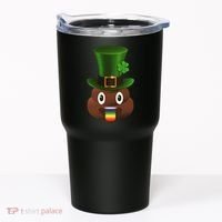 Leprechaun Poop Emoji Tumbler thumb 0