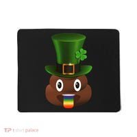 Leprechaun Poop Emoji Mousepad thumb 0