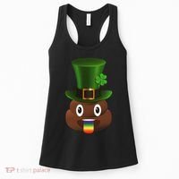 Leprechaun Poop Emoji Women's Tank Top thumb 0