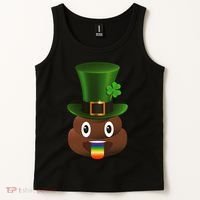 Leprechaun Poop Emoji Tank Top thumb 2