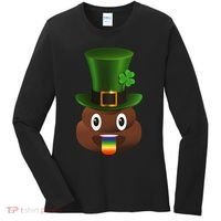 Leprechaun Poop Emoji Women's Long Sleeve Shirt thumb 0