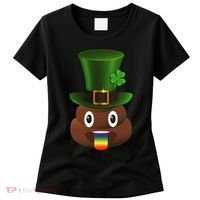 Leprechaun Poop Emoji Women's T-Shirt thumb 0