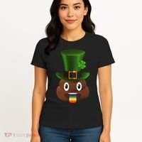 Leprechaun Poop Emoji Women's T-Shirt thumb 4