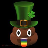Leprechaun Poop Emoji Women's T-Shirt thumb 6