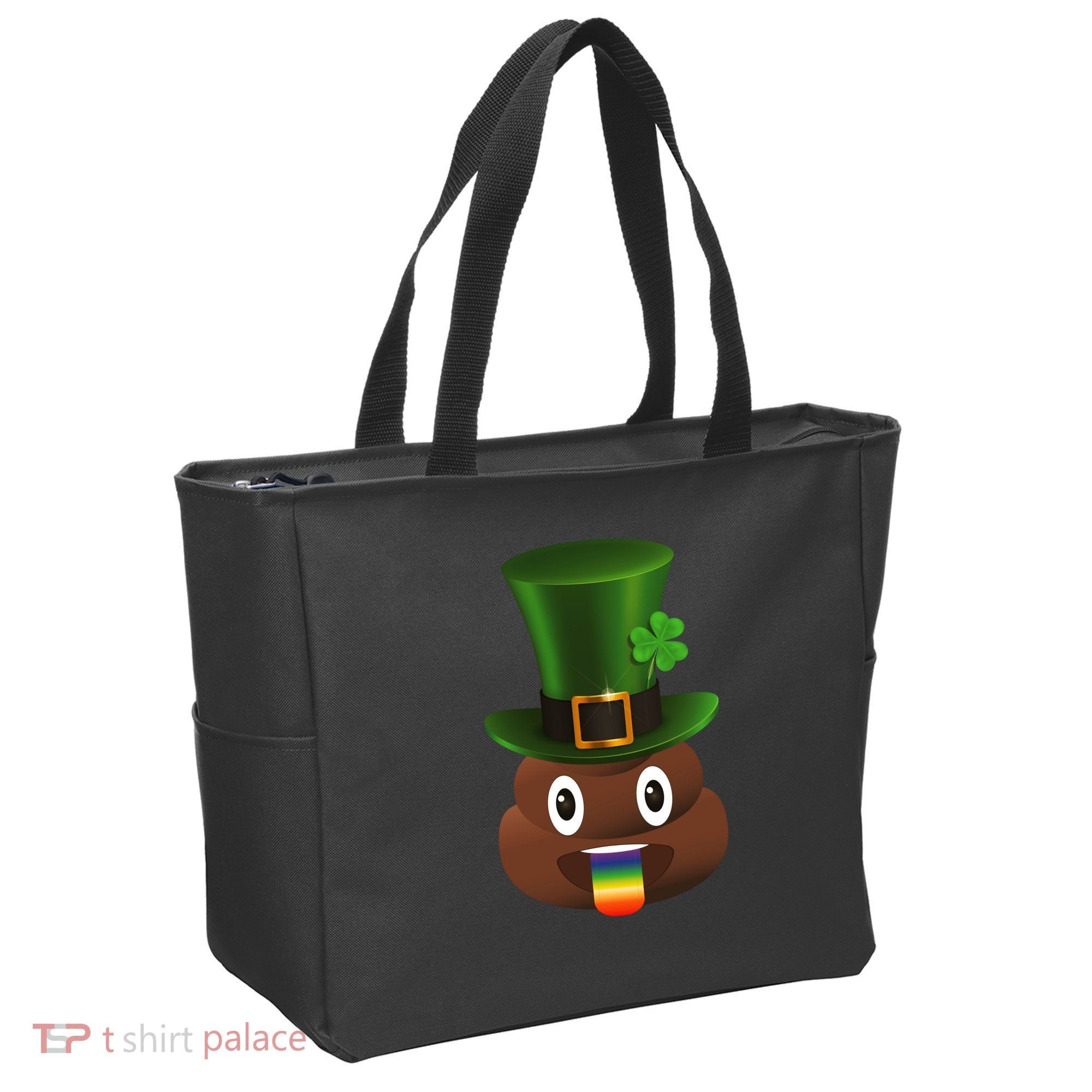 Leprechaun Poop Emoji Tote Bag