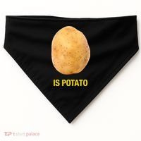 Is Potato Funny Late Show Meme Comedy TV Saying USA-Made Doggie Bandana thumb 0