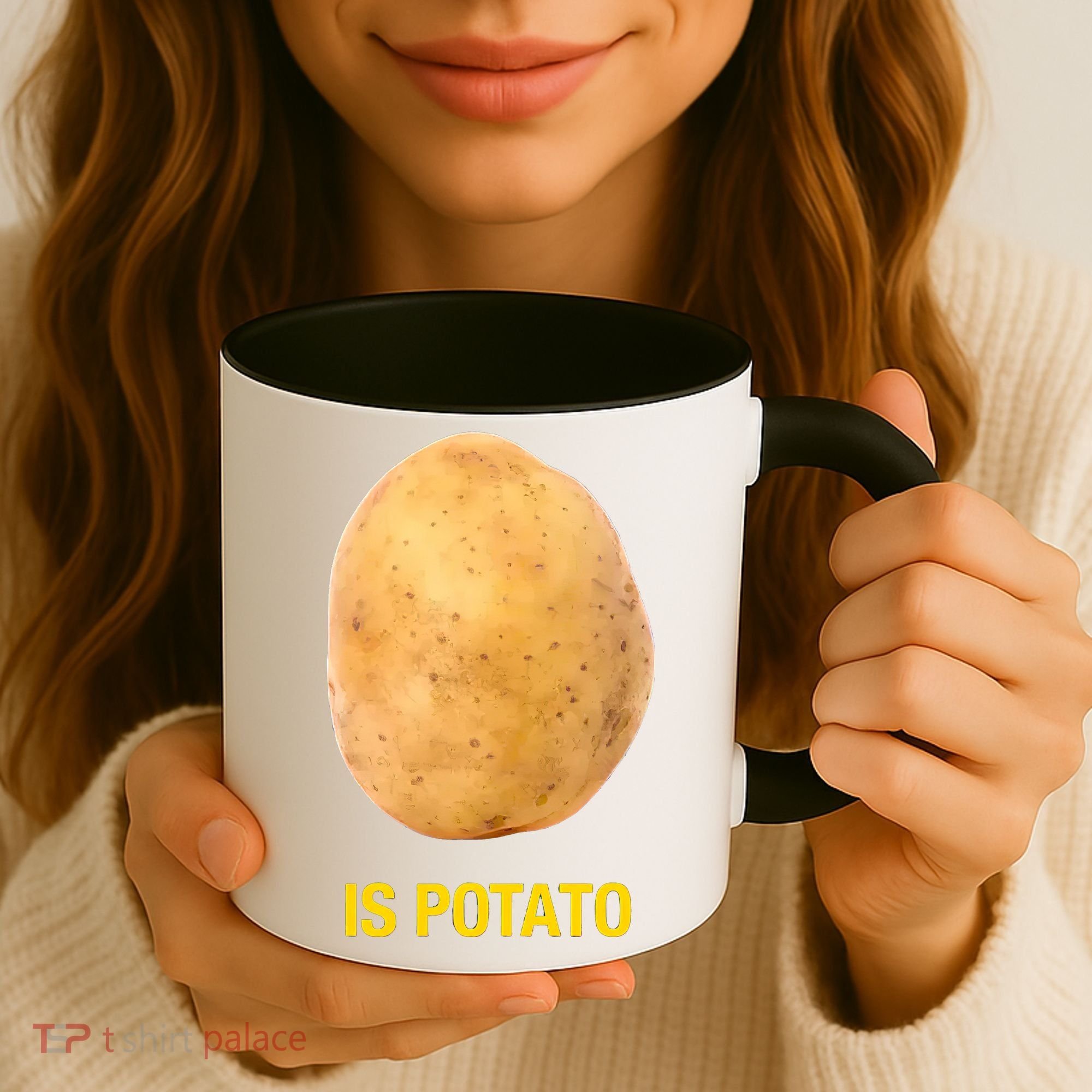 Is Potato Funny Late Show Meme Comedy TV Saying Coffee Mug
