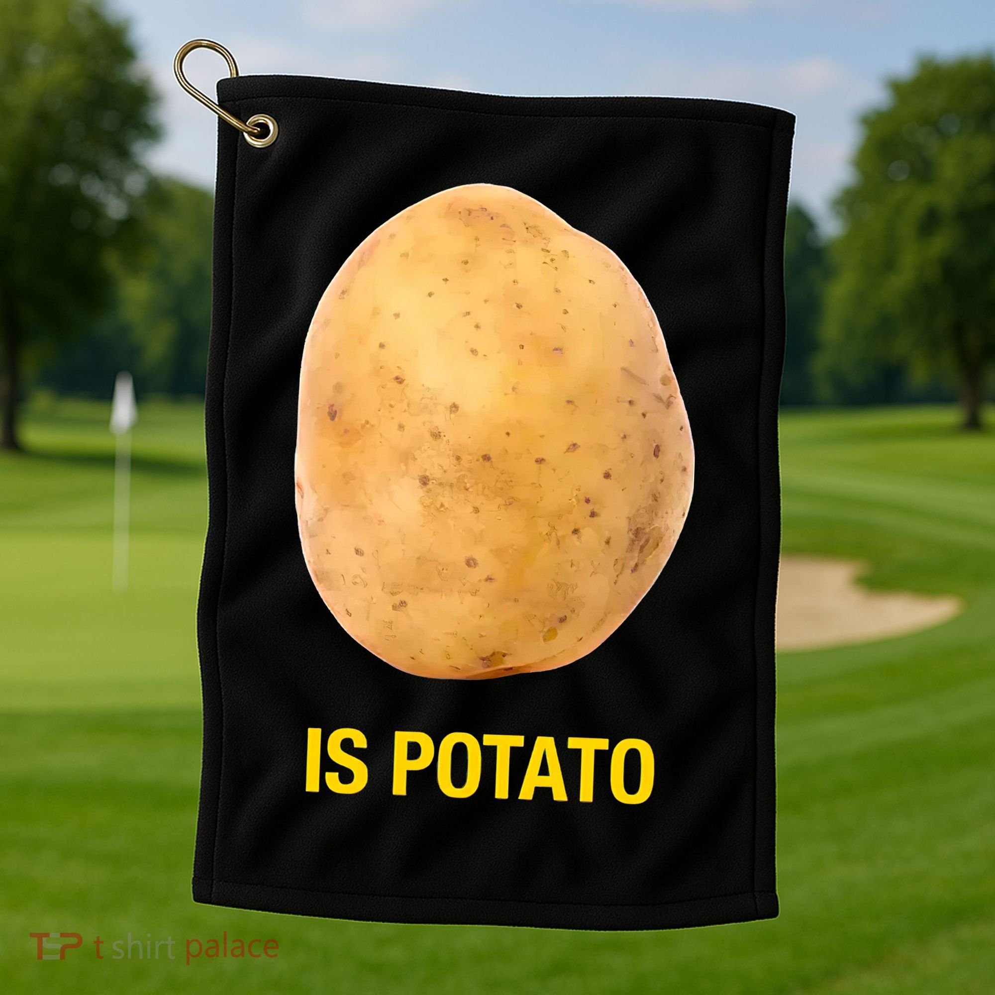 Is Potato Funny Late Show Meme Comedy TV Saying Golf Towel