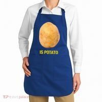 Is Potato Funny Late Show Meme Comedy TV Saying Apron thumb 2
