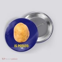 Is Potato Funny Late Show Meme Comedy TV Saying Button thumb 0