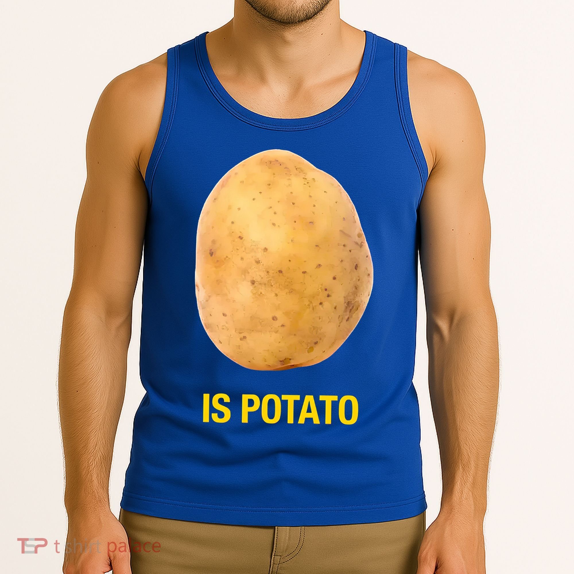 Is Potato Funny Late Show Meme Comedy TV Saying Tank Top