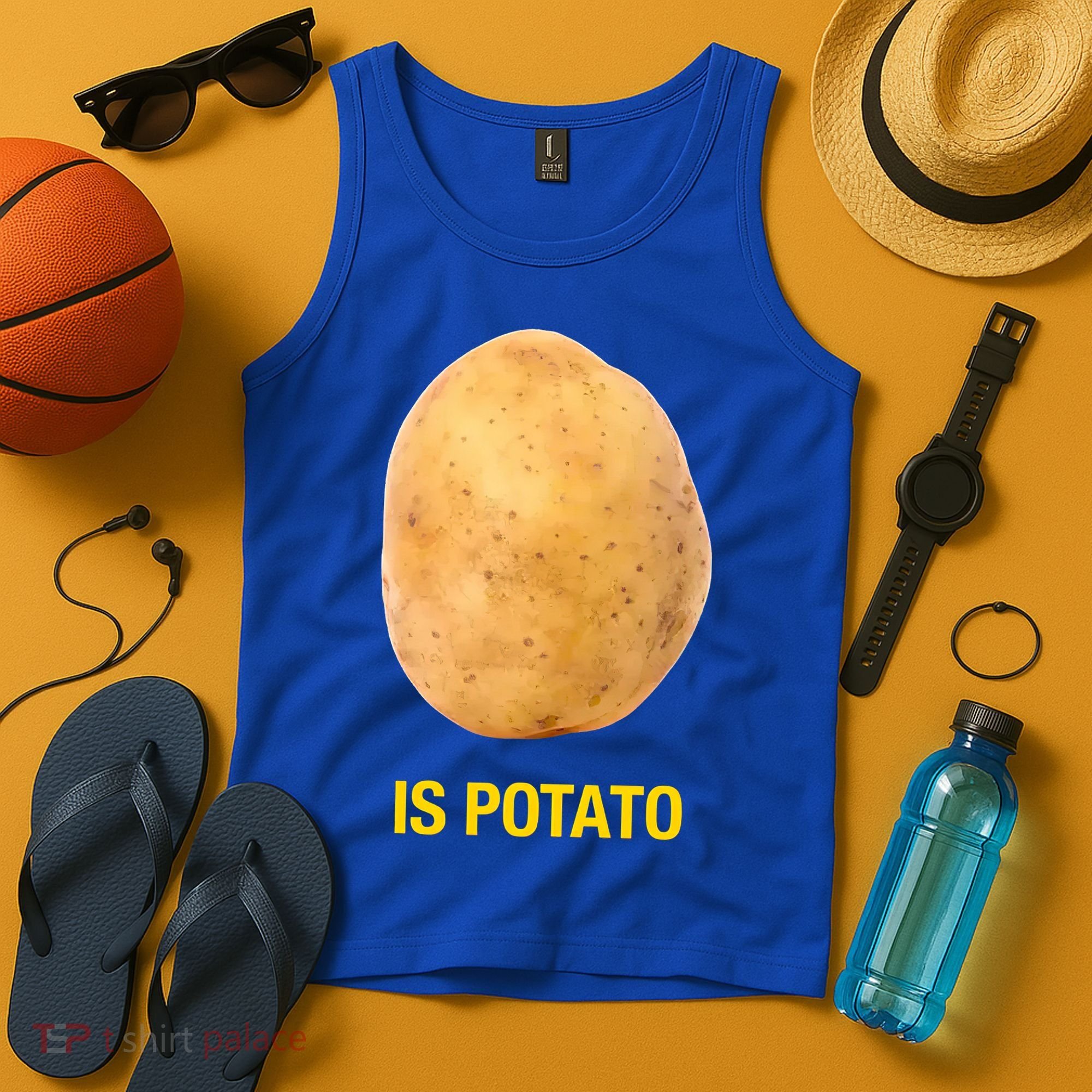 Is Potato Funny Late Show Meme Comedy TV Saying Tank Top
