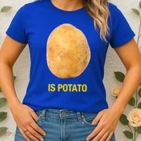 Is Potato Funny Late Show Meme Comedy TV Saying Women's T-Shirt thumb 2