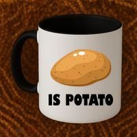 Is Potato Funny Meme Late Night Coffee Mug thumb 2