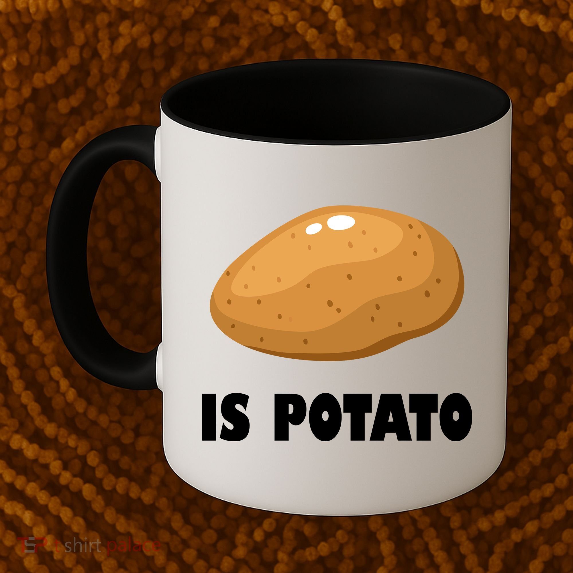Is Potato Funny Meme Late Night Coffee Mug