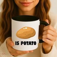 Is Potato Funny Meme Late Night Coffee Mug thumb 3