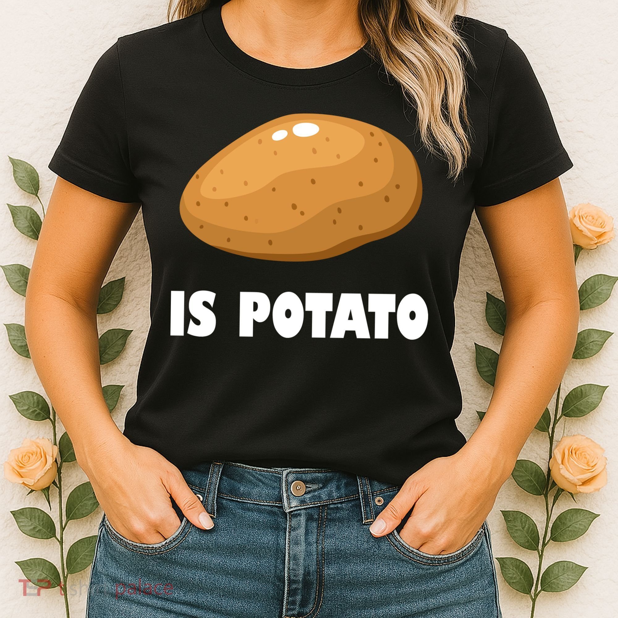 Is Potato Funny Meme Late Night Women's T-Shirt