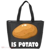 Is Potato Funny Meme Late Night Tote Bag thumb 0
