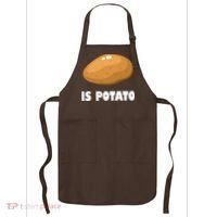Is Potato Funny Meme Late Night Apron thumb 0