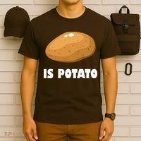 Is Potato Funny Meme Late Night T-Shirt thumb 6
