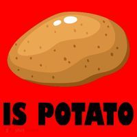 Is Potato Funny Meme Late Night Santa Hat thumb 1