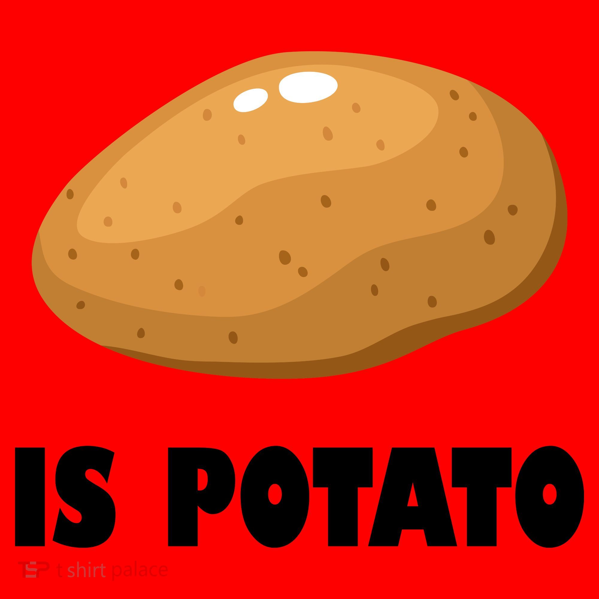 Is Potato Funny Meme Late Night Santa Hat