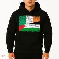 Ireland Palestine Flags Half Irish Half Palestinian Hoodie thumb 2