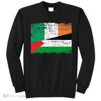 Ireland Palestine Flags Half Irish Half Palestinian Sweatshirt thumb 0